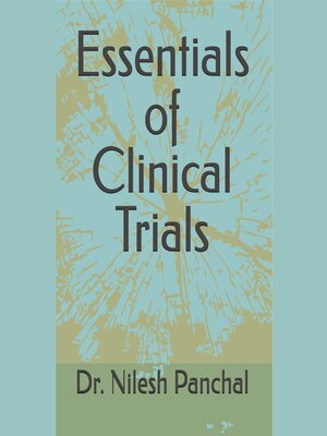 cover image of Essentials of Clinical Trials